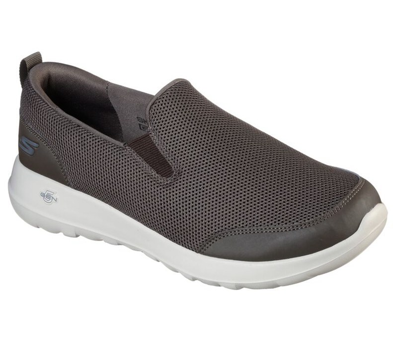 Skechers Herr Khaki Slip On - Gowalk Max - Clinched - Sverige (CGAEK-4985)